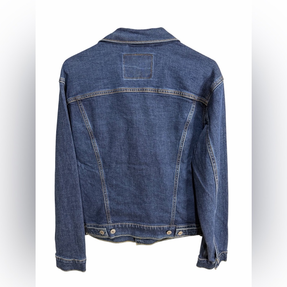 Levi’s Original Trucker Jacket Dark Wash Denim NWT Classic Fit - Picture 2 of 4